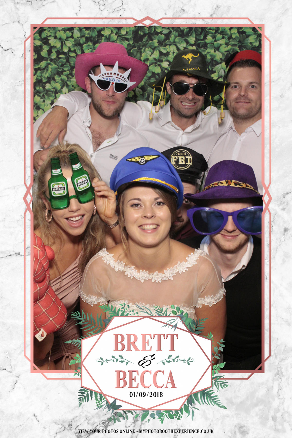 Brett & Becca's Wedding | View more photos from the event at gallery.myphotoboothexperience.co.uk/u/MyPhotoBoothExperienceLtd/Brett-Beccas-Wedding